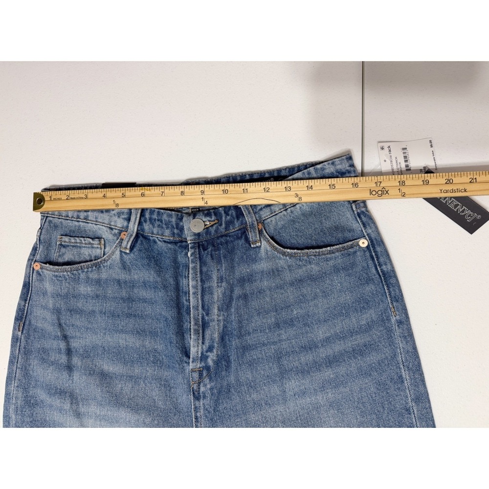 BlankNYC The Baxter Ribcage Straight Leg Jeans High Rise Size 30 Distressed - Picture 11 of 14